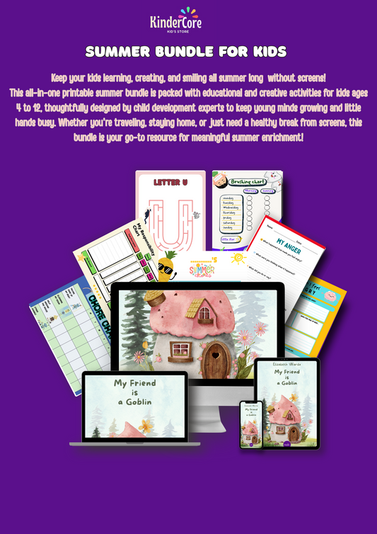 Ultimate Summer Bundle for Kids :over 1000 pages of printibales made by child specialists!